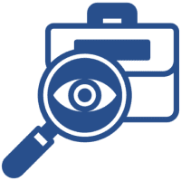 Search and investigate logo